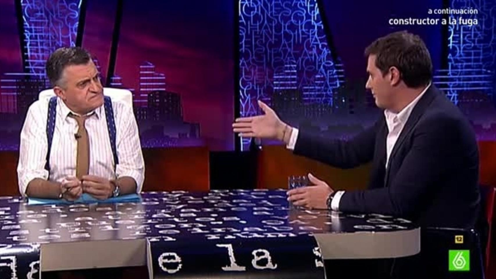 Wyoming y Albert Rivera en 'El intermedio' (laSexta)