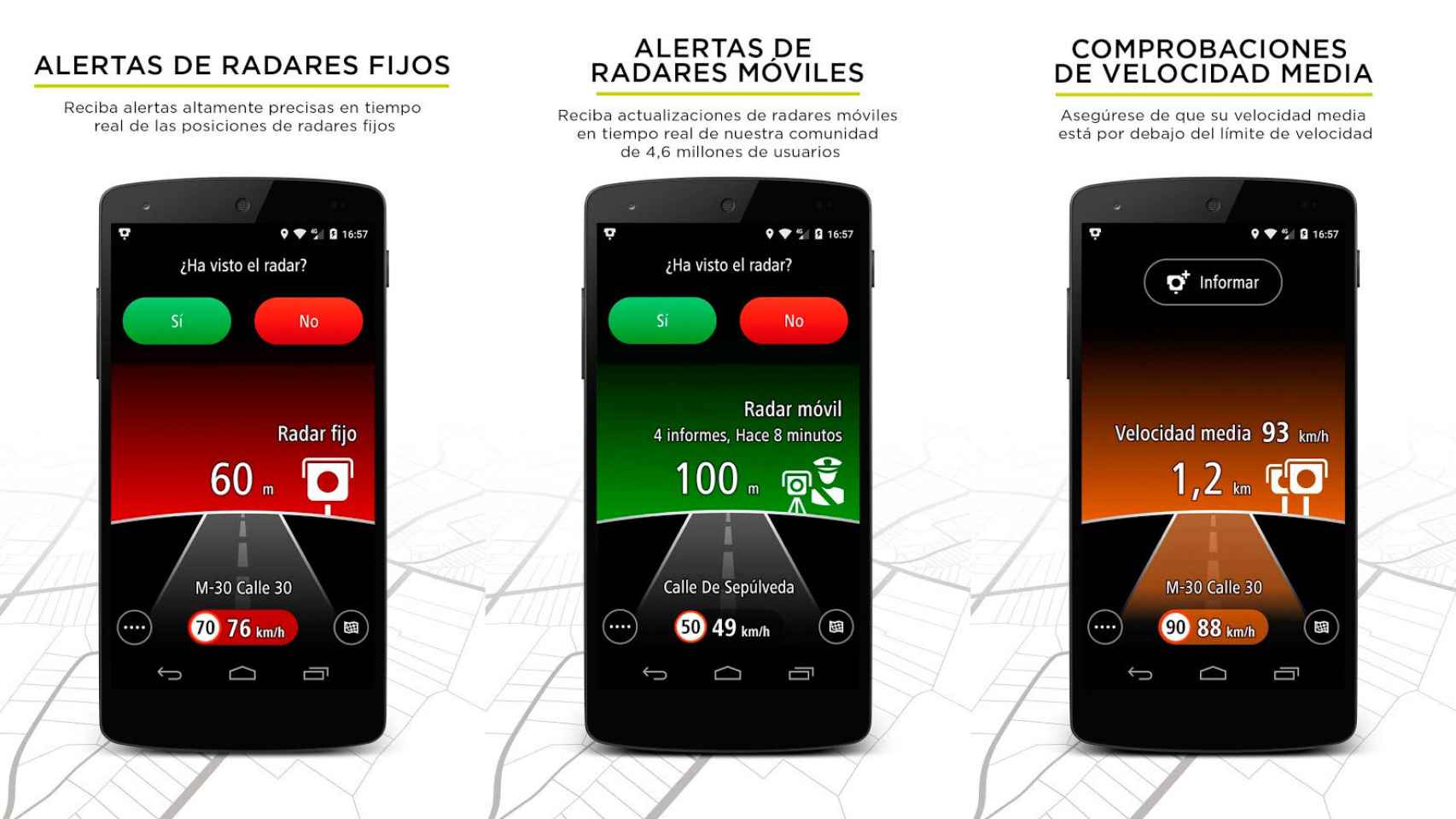 TomTom Radares de Tráfico ya disponible en para tu Android