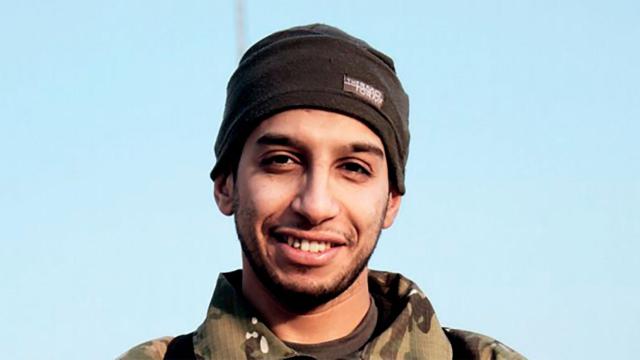 Abdelhamid Abaaoud en una imagen difundida por el EI.