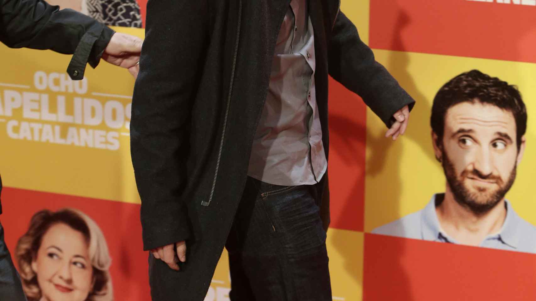 Pablo Iglesias en el estreno de 'Ocho apellidos catalanes'