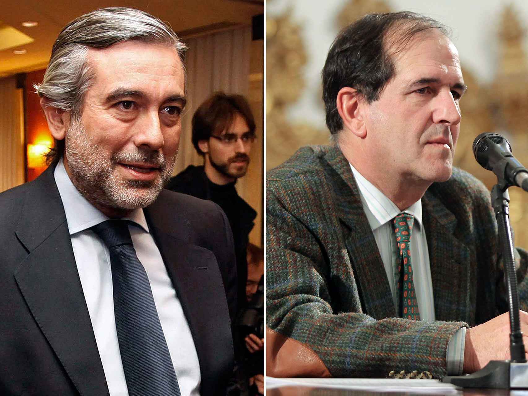 Los jueces Enrique López y Andrés Martínez Arrieta.