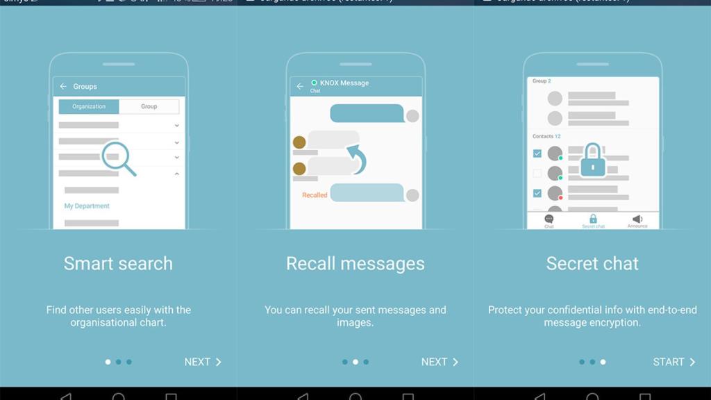 Knox Message: la nueva aplicación de mensajería segura de Samsung