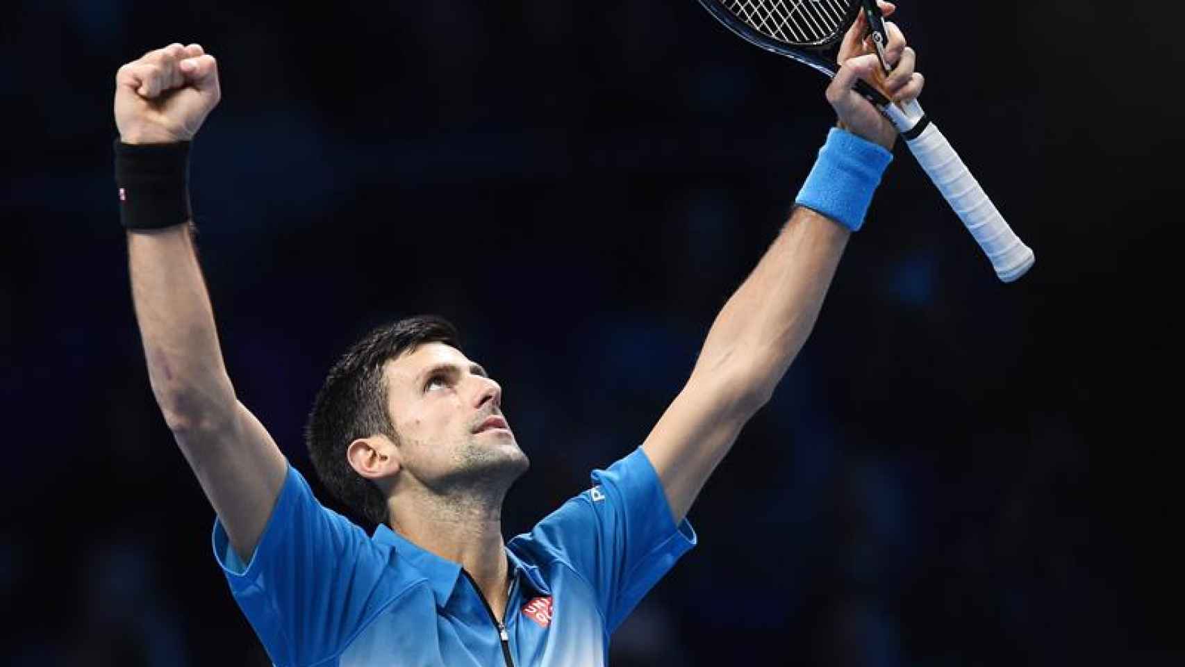Djokovic tras la victoria en semifinales. / Reuters