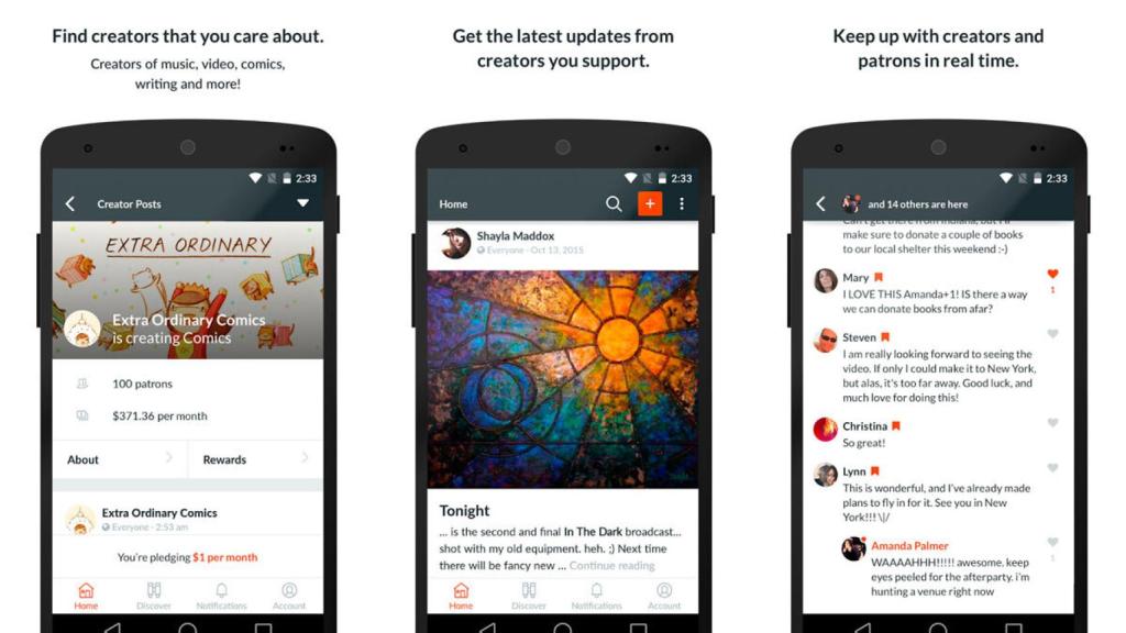 Patreon para Android…¿quién no necesita un mecenas?