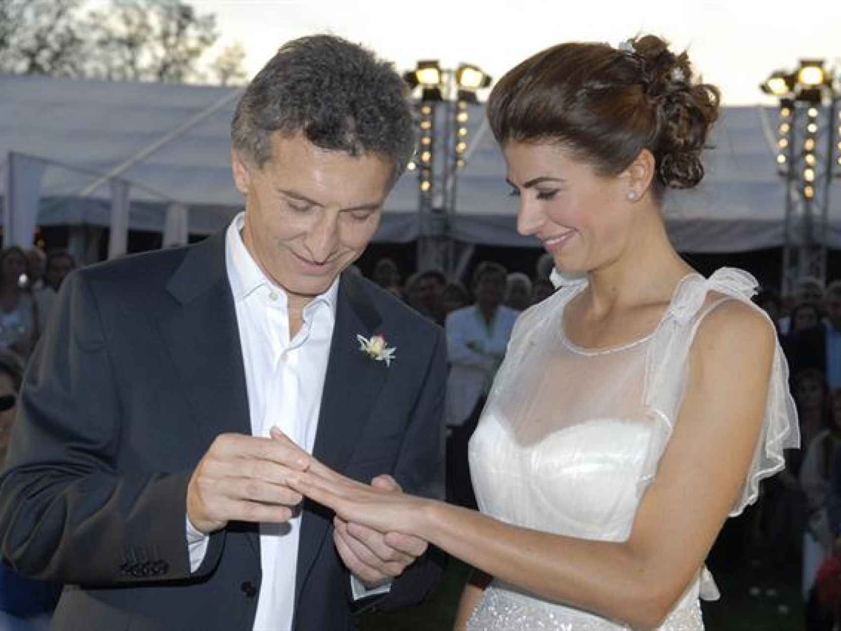 Macri y Wanda se casaron en noviembre de 2010 en Costa Salguero