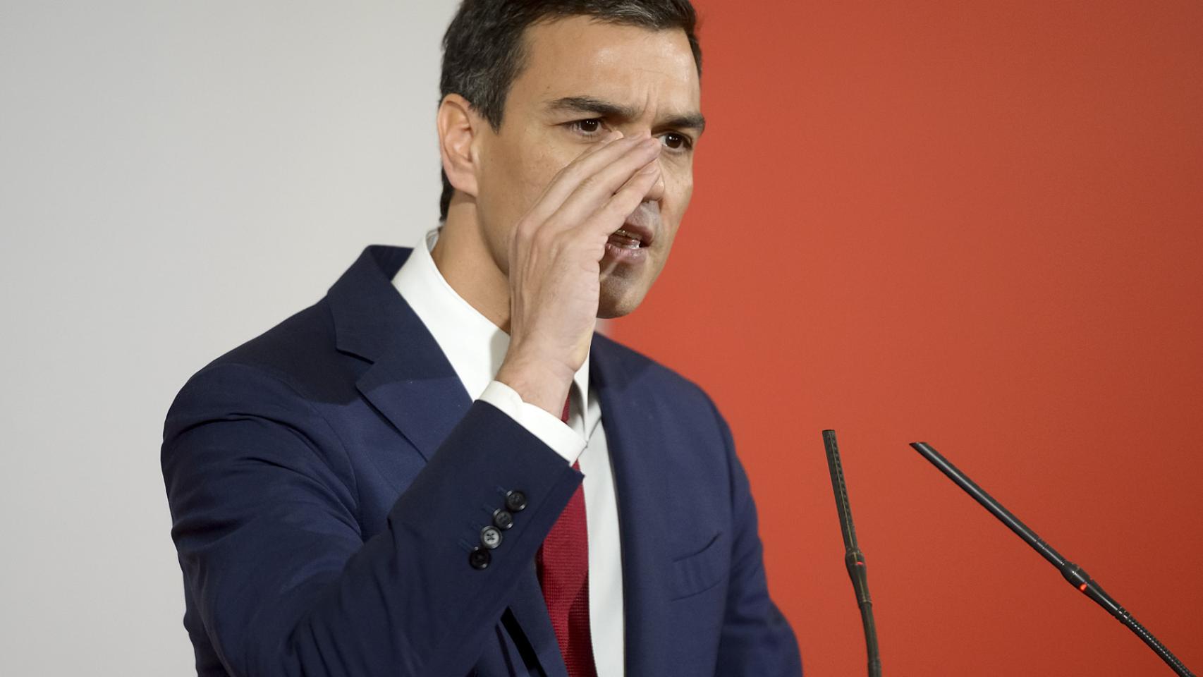 El líder del PSOE, Pedro Sánchez, durante un acto reciente.