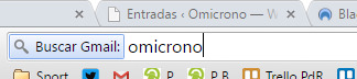 barra chrome gmail