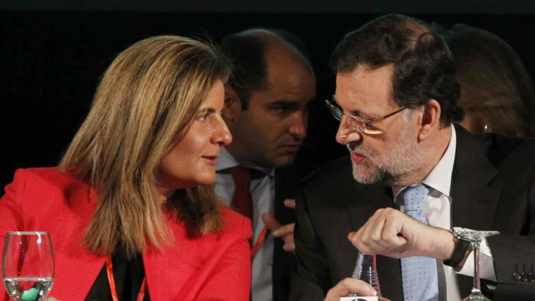 La ministra de Empleo, Fátima Báñez, y el presidente del Gobierno, Mariano Rajoy.