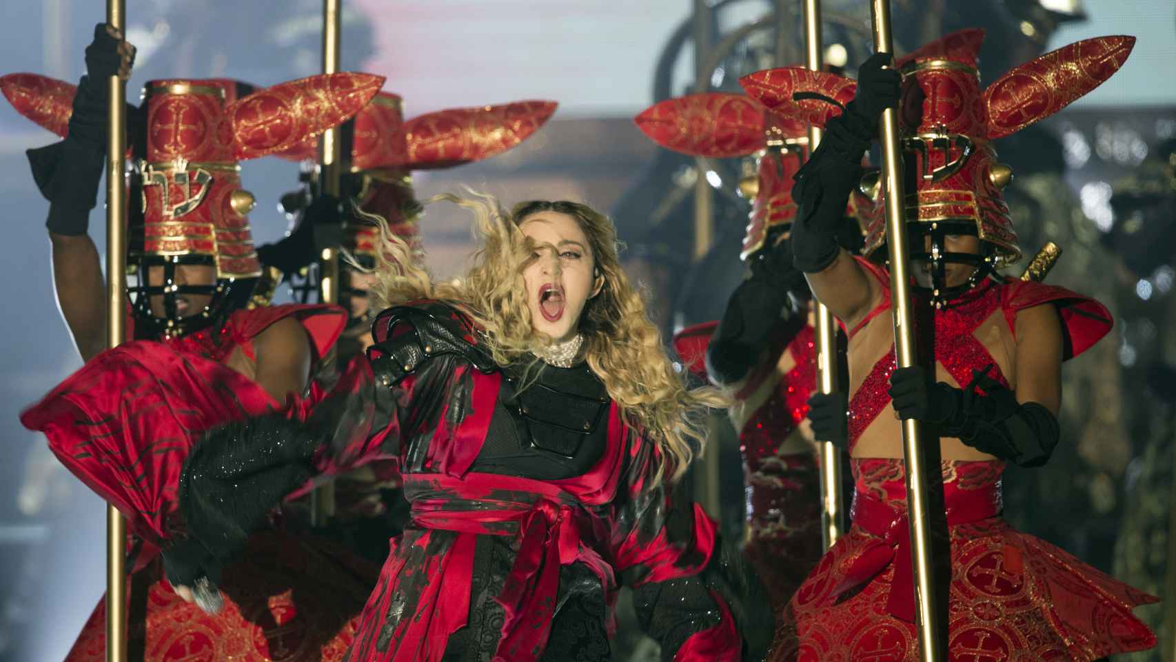 Madonna en su primer concierto en Barcelona por la gira Rebel Heart Tour