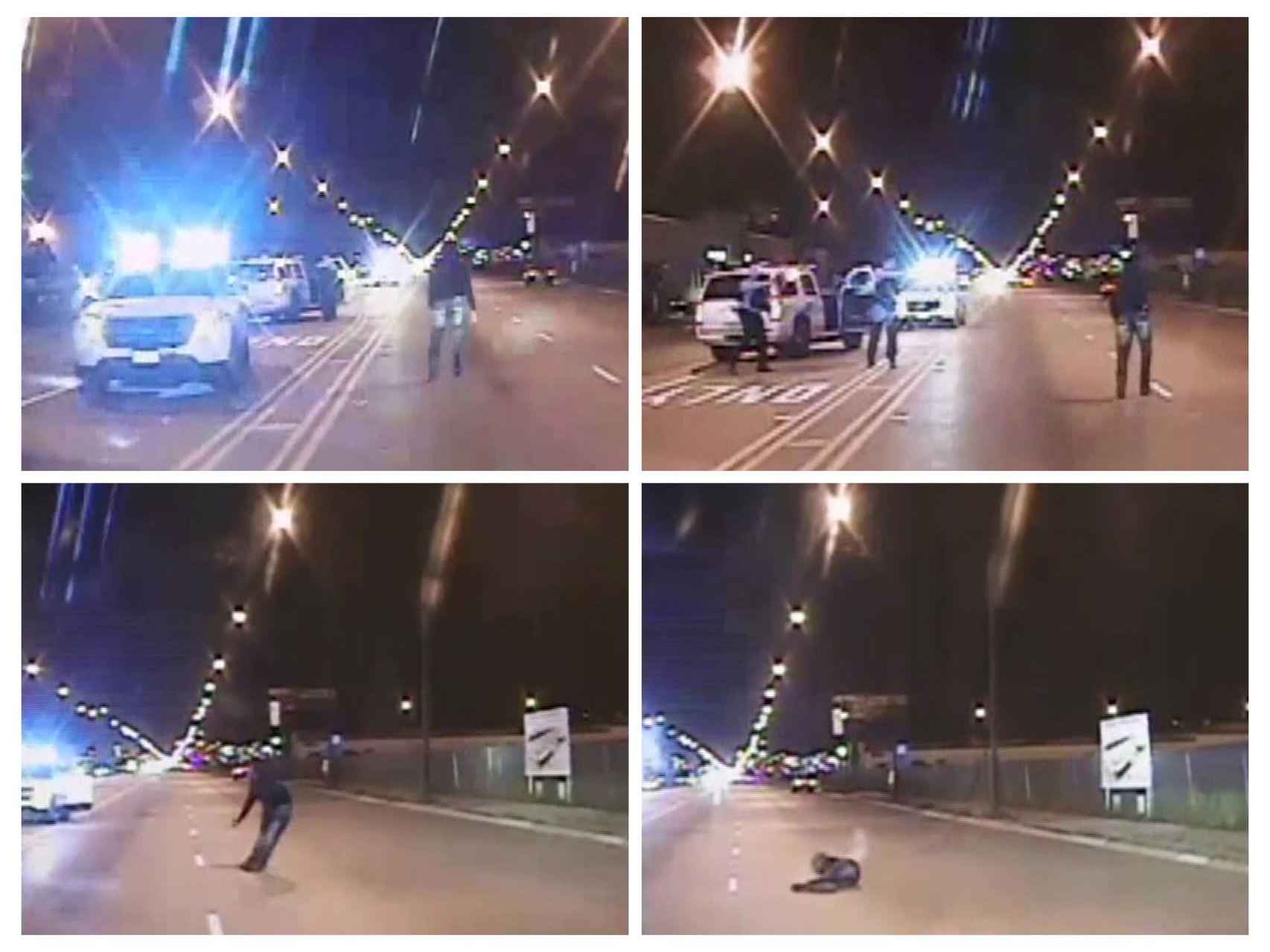 Secuencia del vídeo de la muerte de Laquan McDonald en Chicago.