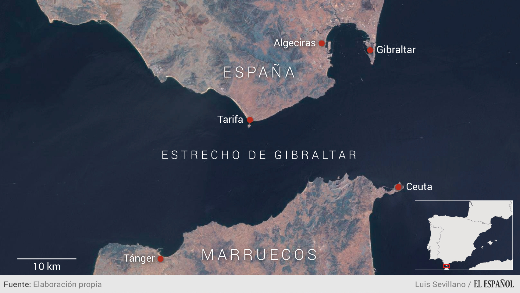 Estrecho de Gibraltar.