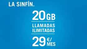 Vuelve la tarifa SinFín de Yoigo: 20GB de datos por 29 euros al mes