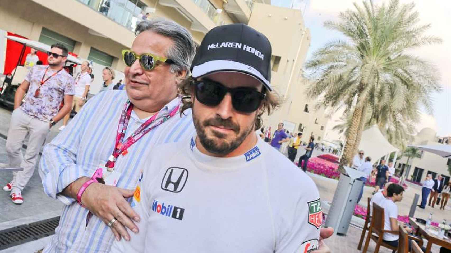 Fernando Alonso tras los entrenamientos libres de Abu Dhabi.