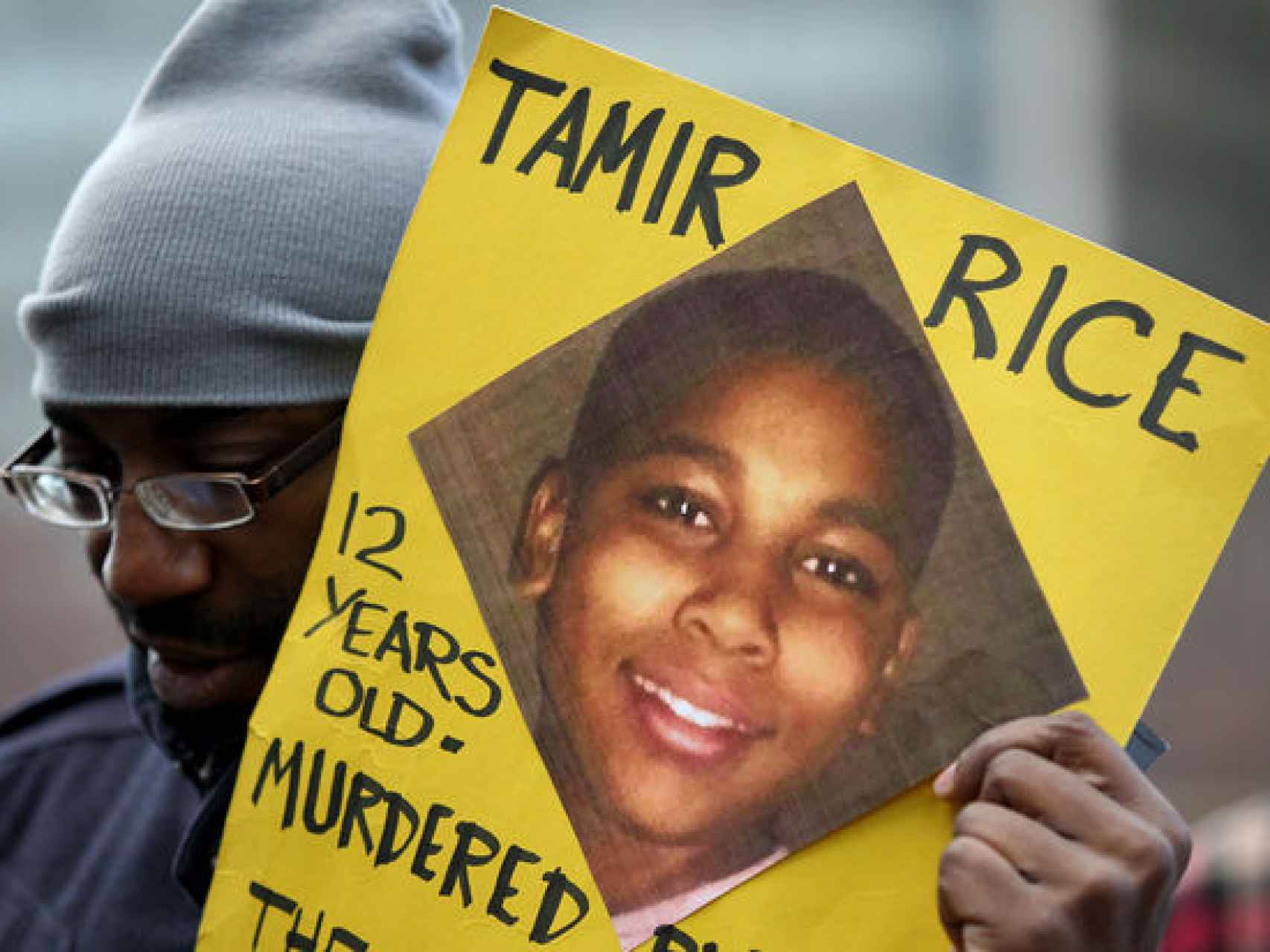 Una protesta por la muerte de Tamir Rice.