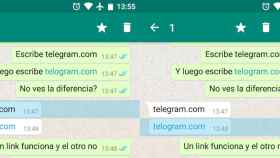 La censura de Whatsapp: Bloquea todos los mensajes con links de Telegram
