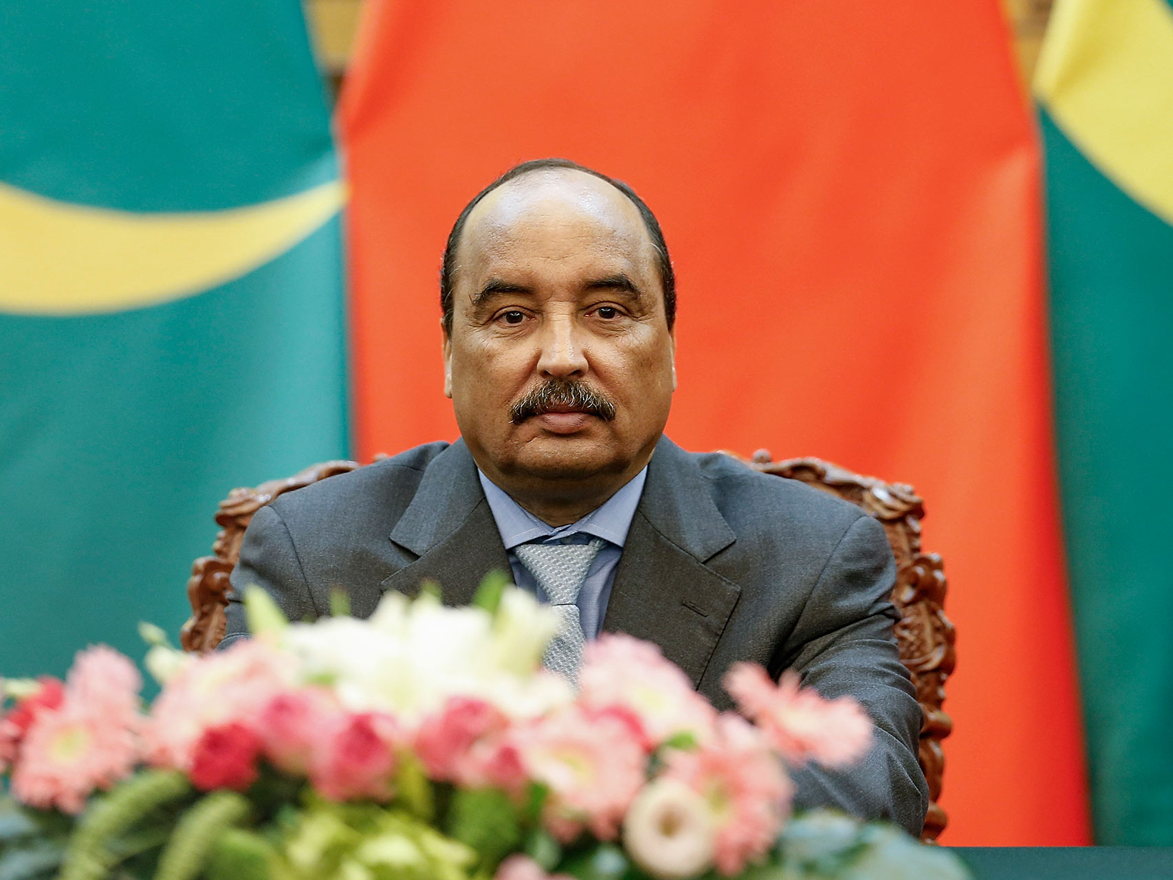 El presidente de Mauritania, Mohamed Uld Abdelaziz.