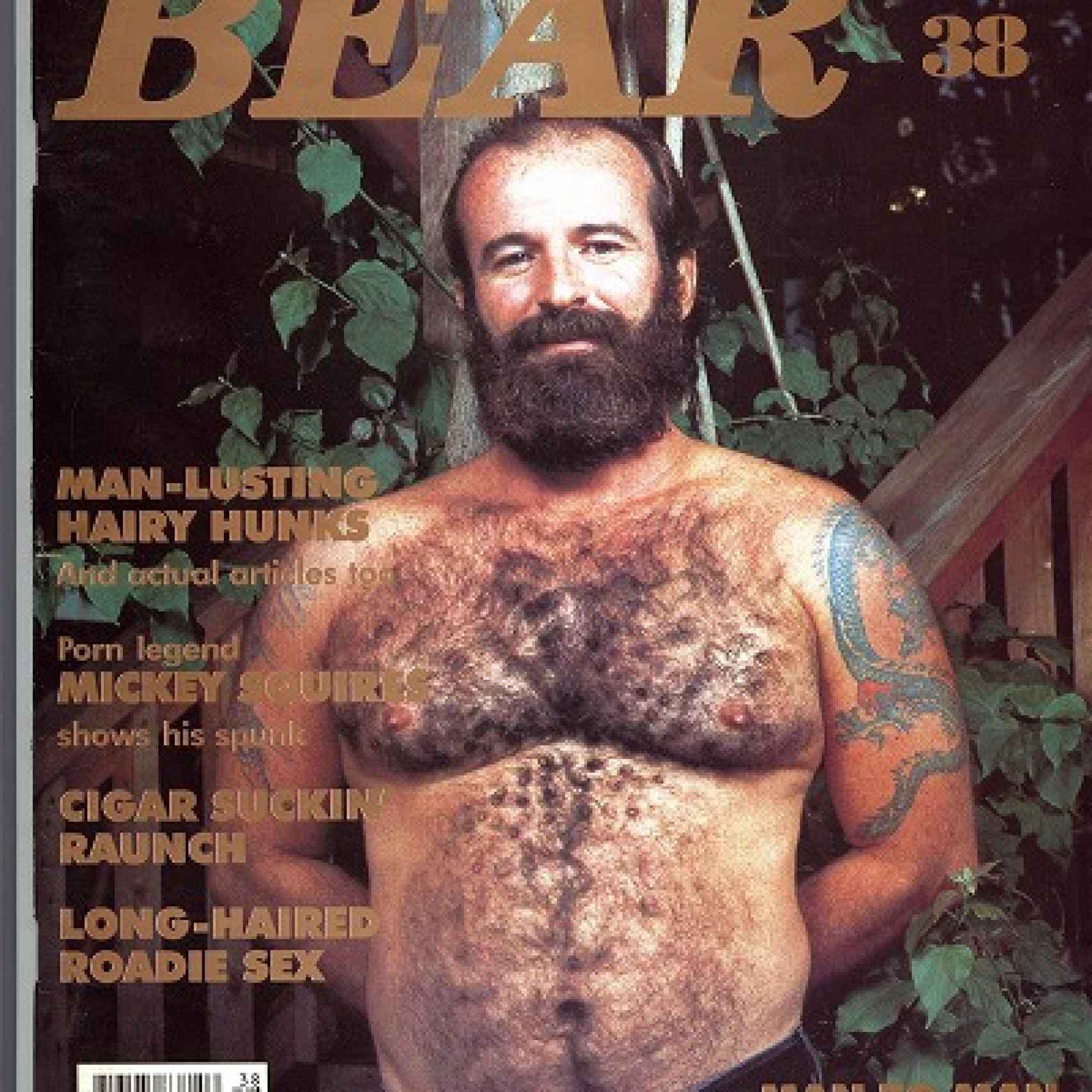 Ejemplar de la revista Bear magazine: la masculinidad sin adornos. Bear magacine