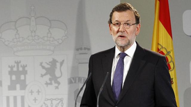 Mariano Rajoy en el Palacio de la Moncloa