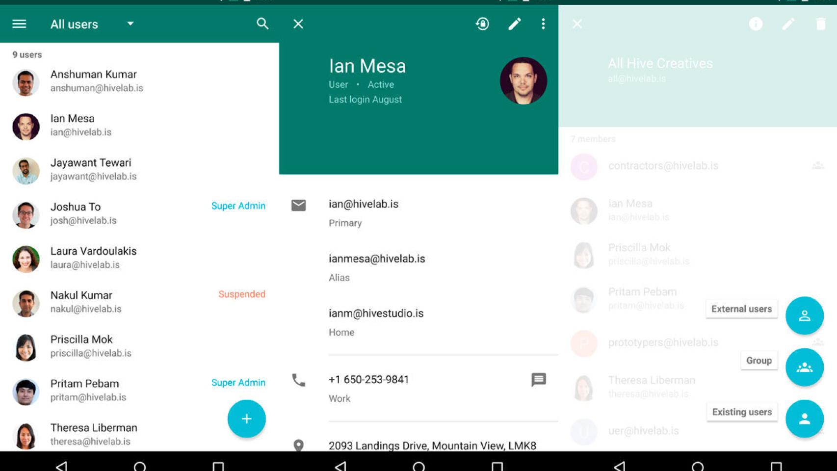 Google Admin se integra con contactos y facilita añadir usuarios a Apps for Work