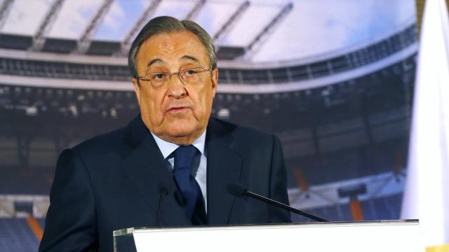 Florentino en rueda de prensa.