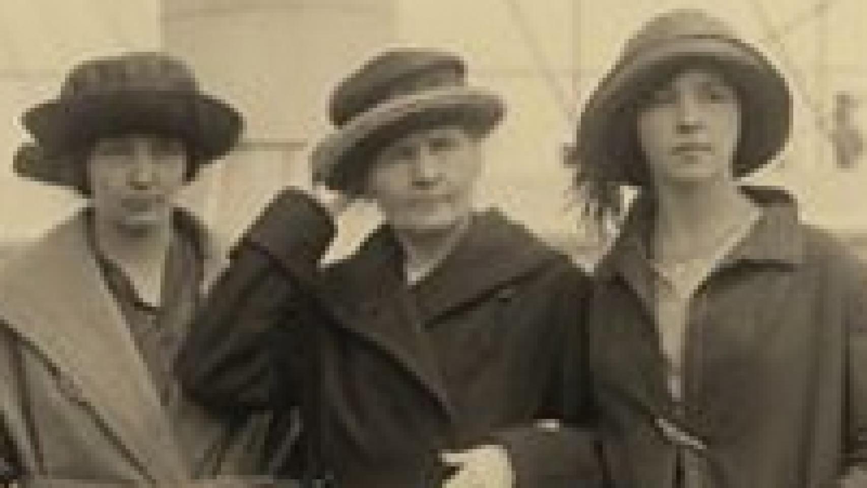 Image: Marie Curie y sus hijas: cartas