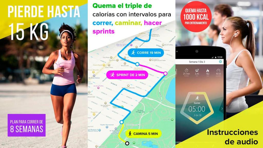 Correr para adelgazar, la app que te ayuda a correr para adelgazar