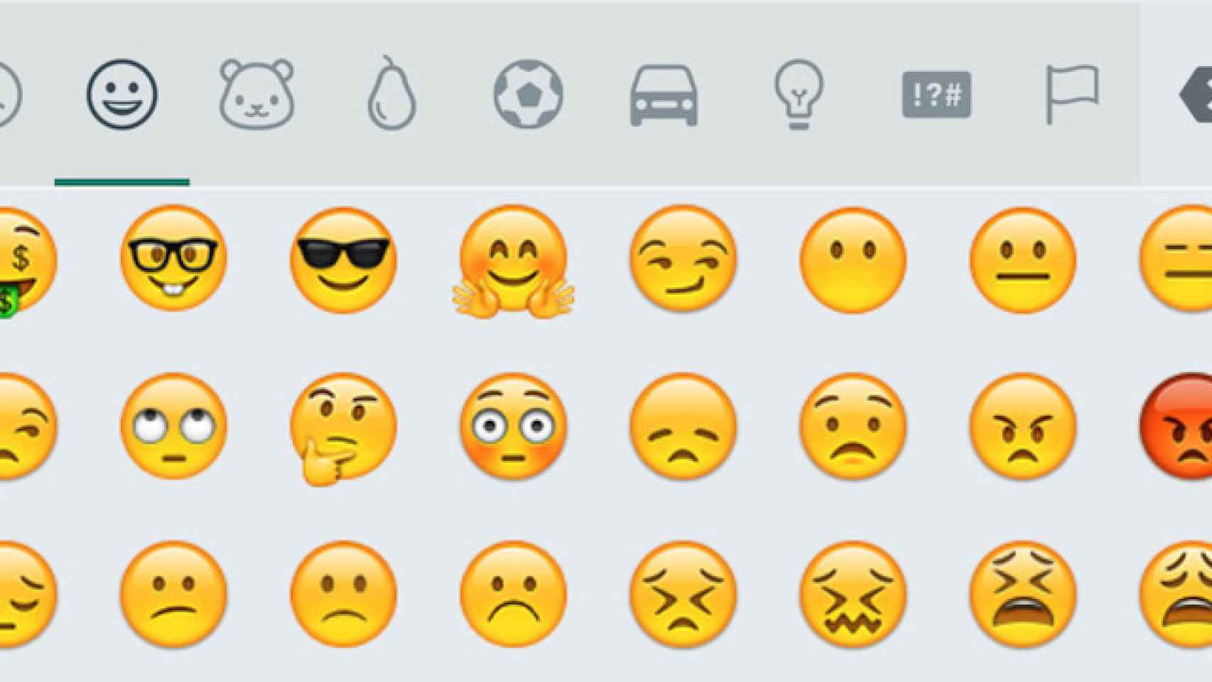 La última versión de Whatsapp trae nuevos emojis y reordena las secciones de emoticonos (APK)