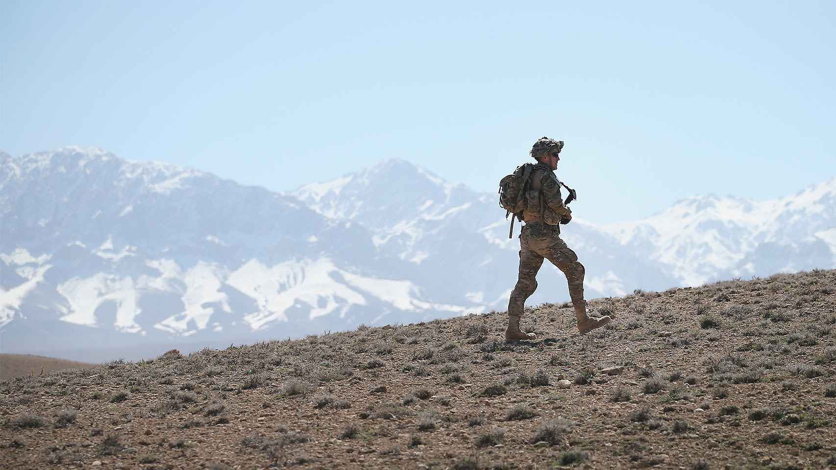 Un soldado estadounidense, en Pul-e Alam, Afganistán.