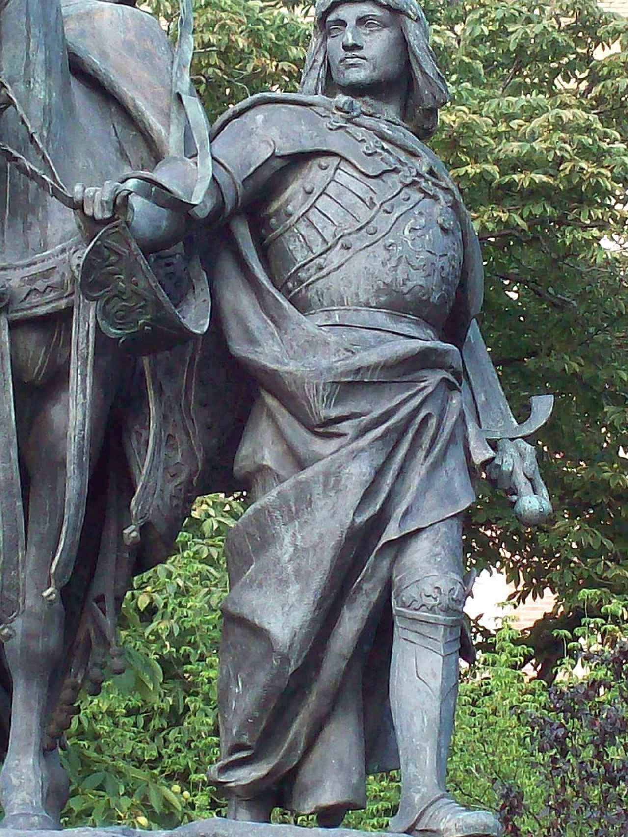Estatua del Gran Capitán de Manuel Oms i Canet, en Madrid (1883).