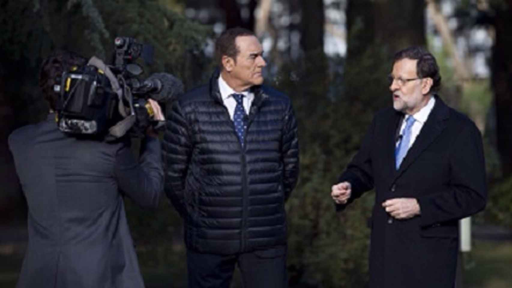 Antonio Jiménez entrevista a Mariano Rajoy en el Palacio de la Moncloa (13tv)