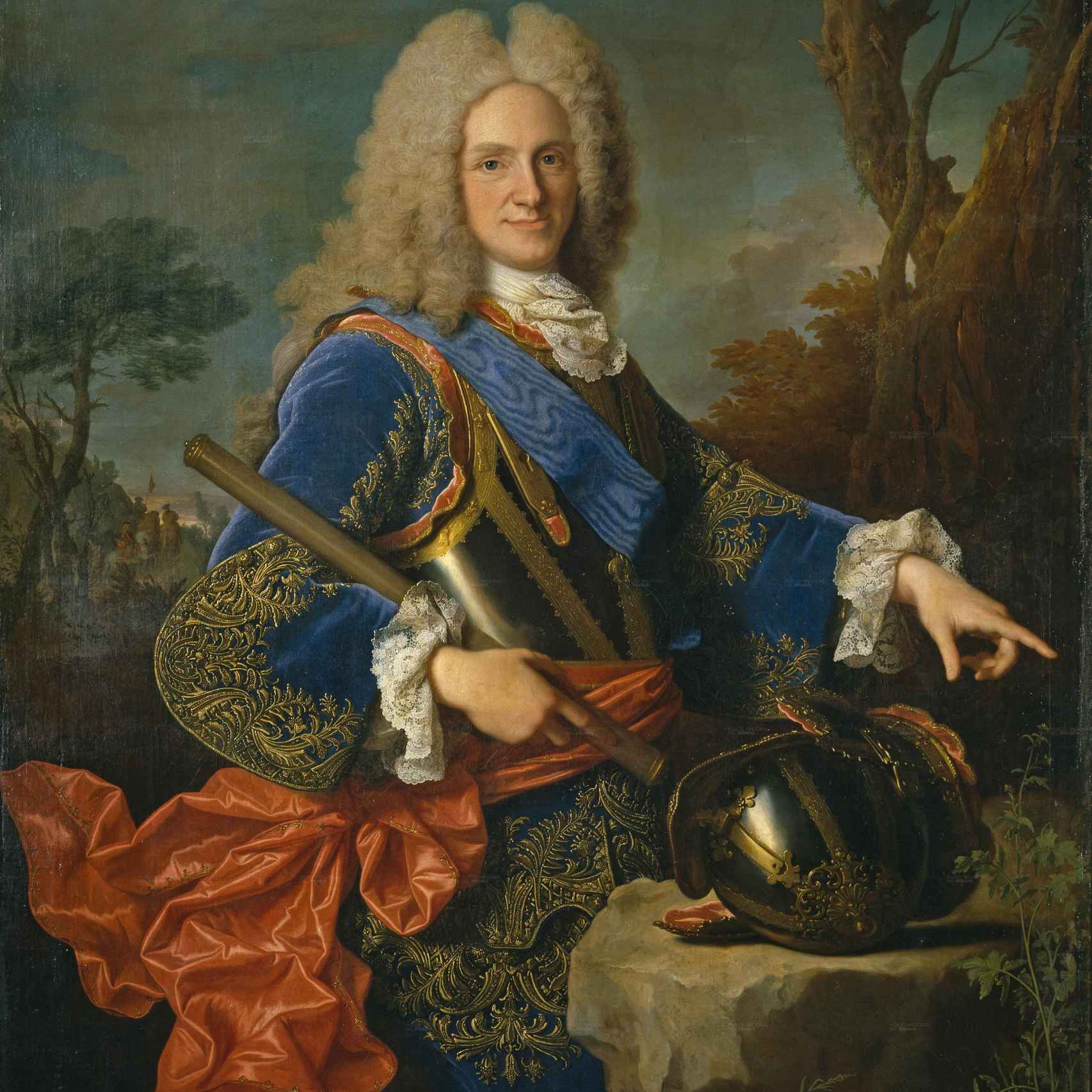 Retrato de Felipe V, por Jean Ranc (1723).
