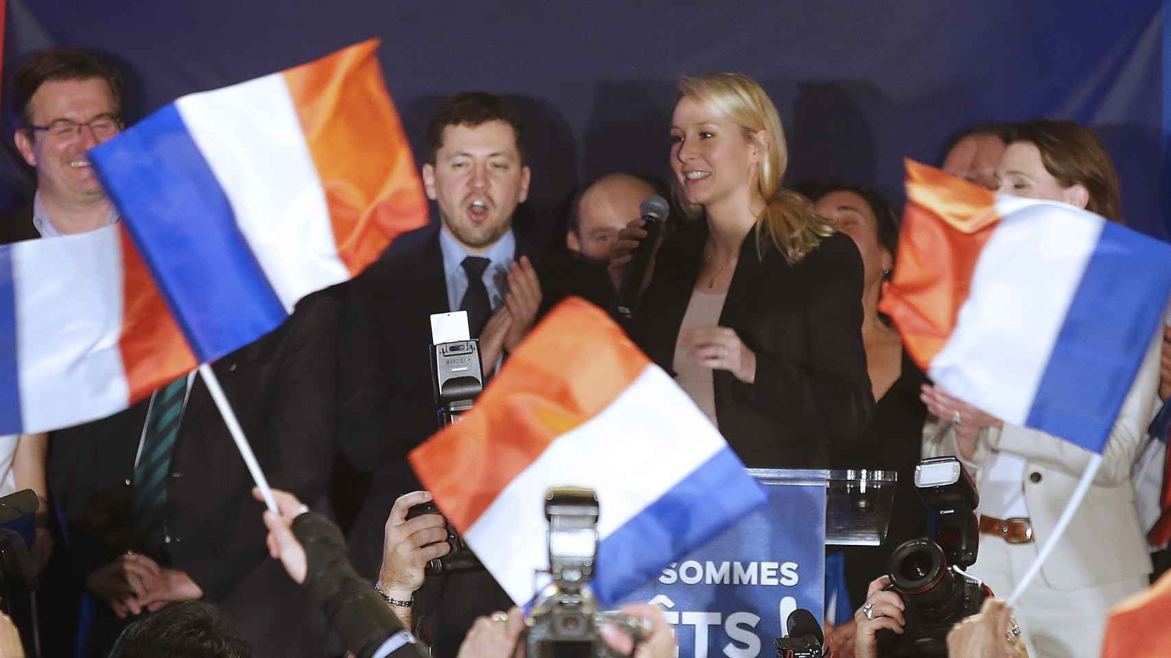 Marion Le Pen, sobrina de la líder de Frente Nacional.
