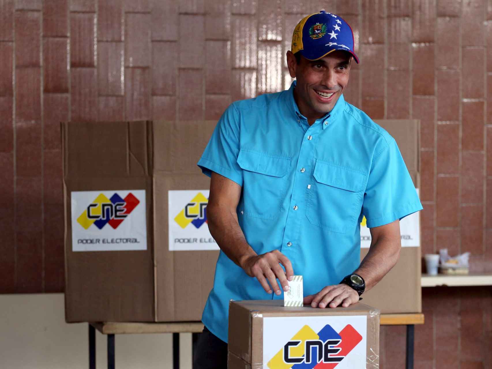 El líder opositor Henrique Capriles quiere que el referendo sea en 2016.