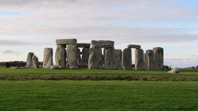 Stonehenge, en la planicie de Salisbury.