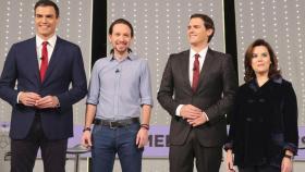 Los informativos de Telecinco y Cuatro obvian 'El Debate Decisivo' de Atresmedia