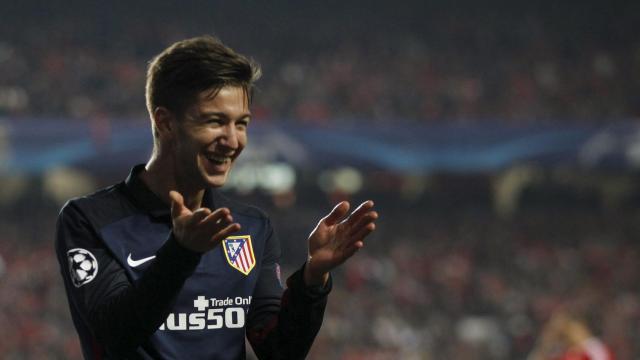 Vietto celebra su gol en Lisboa