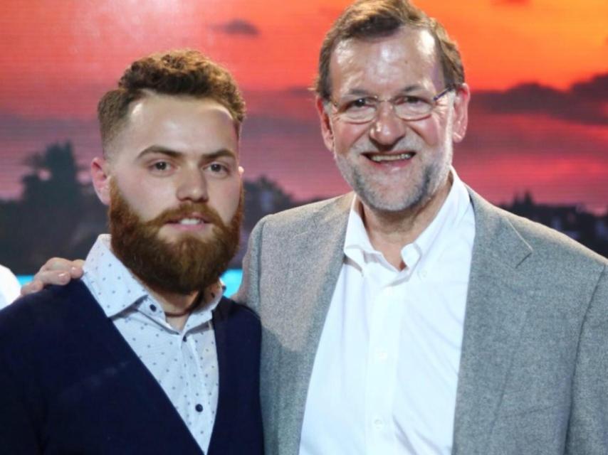 Joaquín Martin Guzmán con Mariano Rajoy.