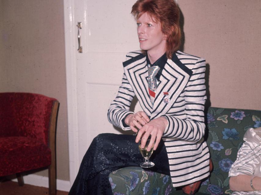 La estrella de rock David Bowie. Getty Images