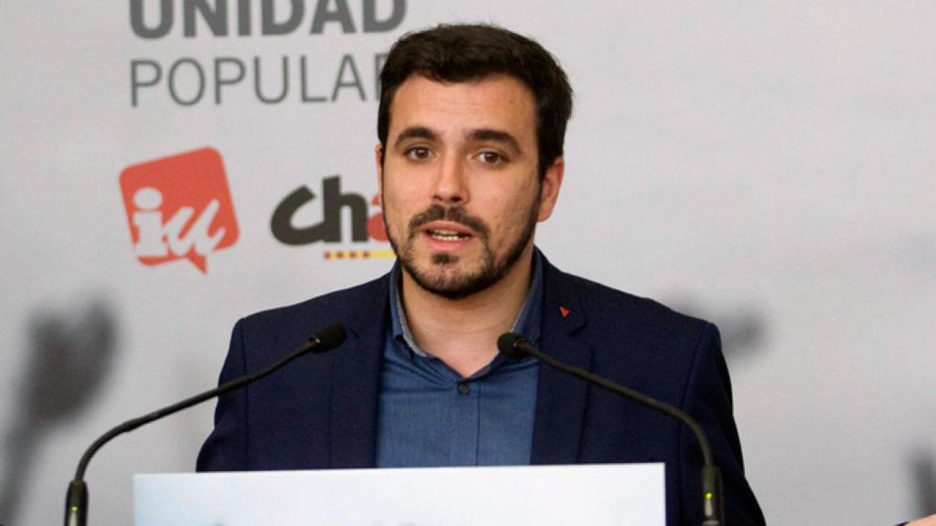 Alberto Garzón, candidato de Izquierda Unida -Unión Popular al Congreso