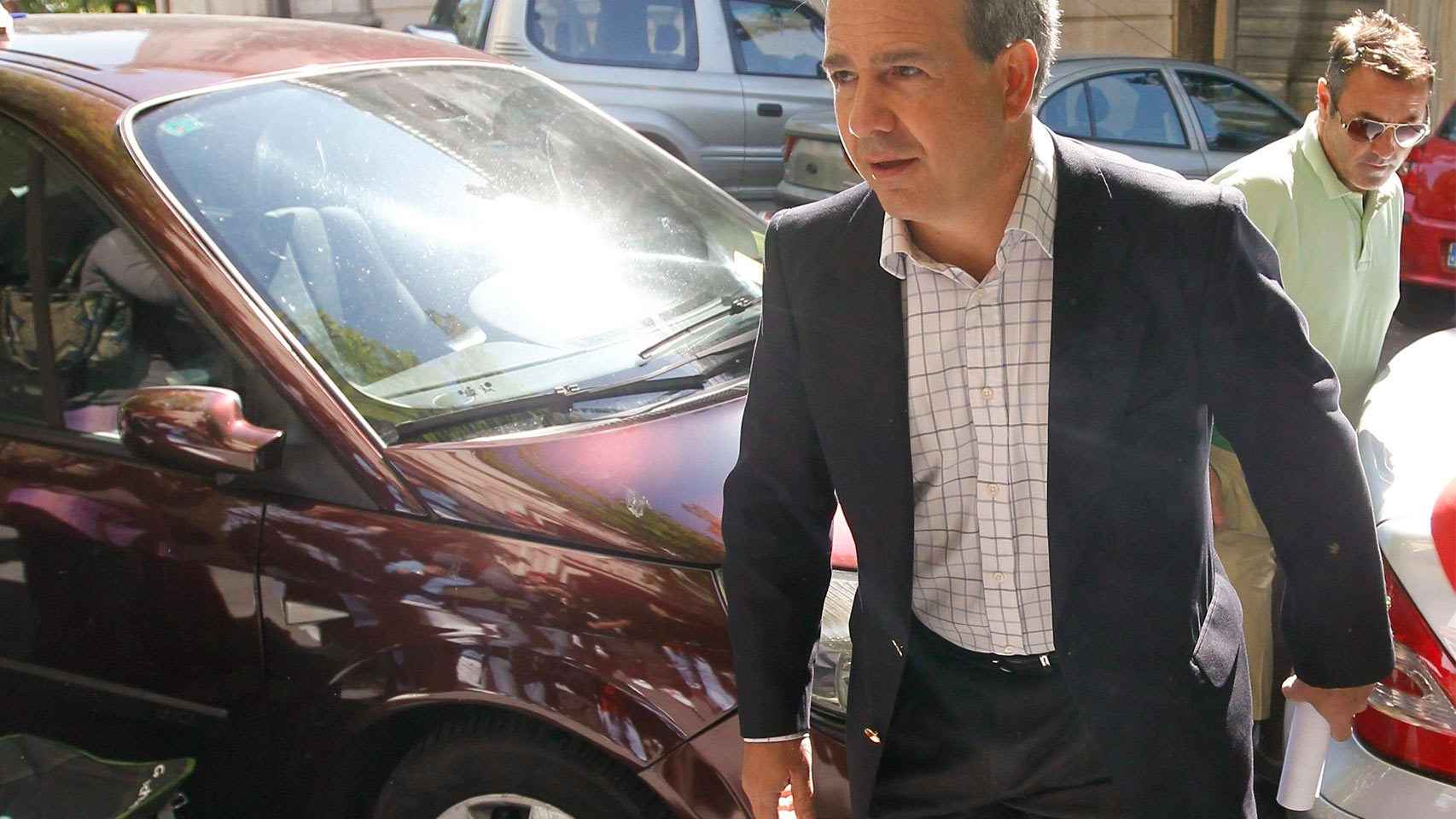 El ex alcalde de Boadilla del Monte Arturo González Panero, a su llegada al TSJM.