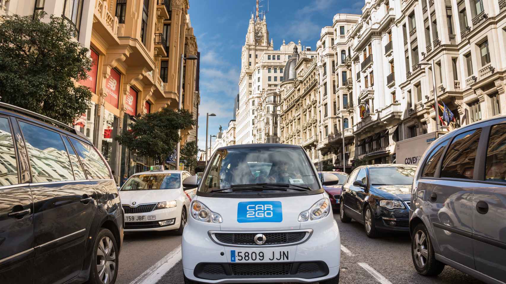 El servicio de Car2go cumple su primer mes en Madrid