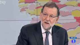 Mariano Rajoy en 'Los desayunos de TVE' (RTVE)