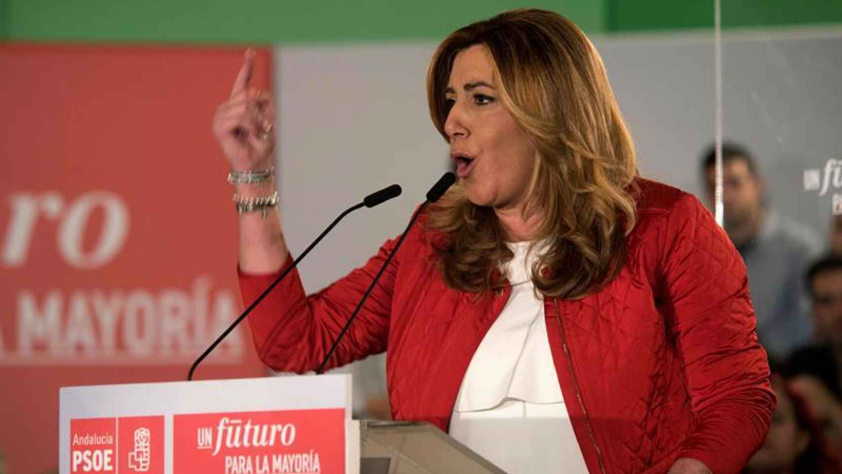 La presidenta andaluza Susana Díaz este miércoles en Granada.