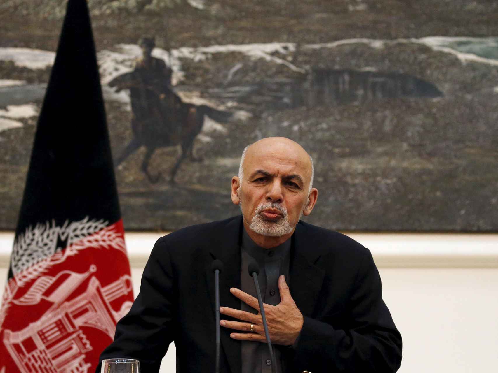 El presidente de Afganistán, Ashraf Ghani.