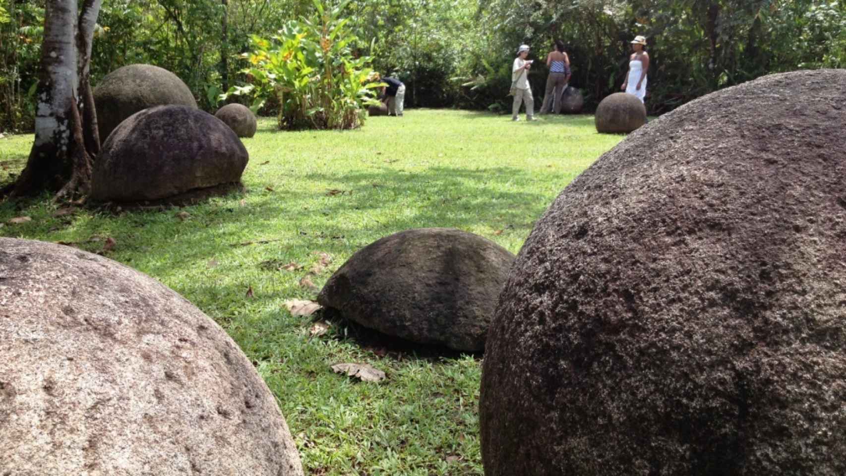 Algunas de las esferas de piedra están al cuidado del Museo Nacional de Costa Rica.