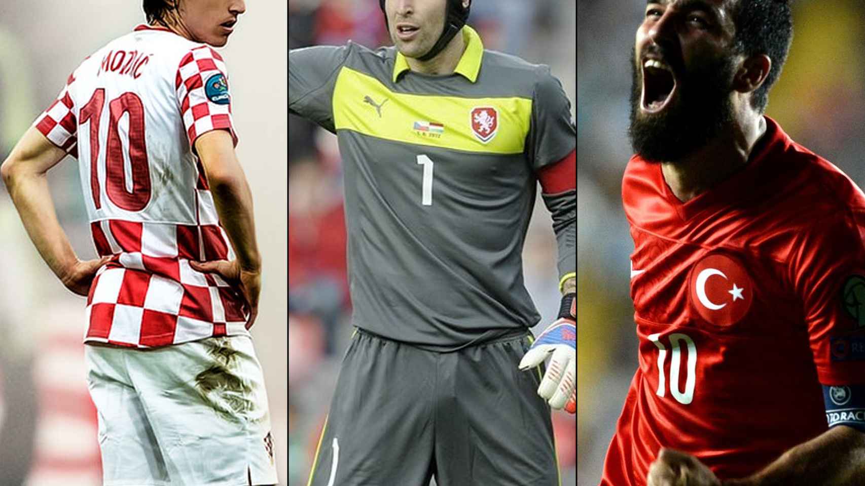 Arda Turan, Cech y Modric.