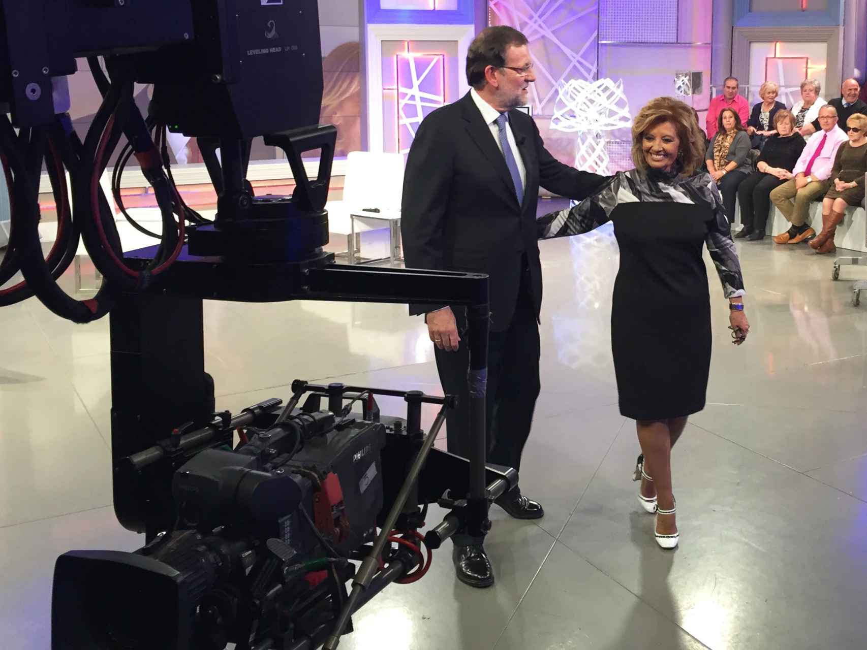 Mariano Rajoy, en el programa Qué tiempo tan feliz de María Teresa Campos.