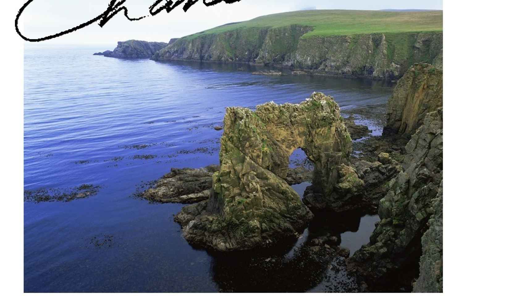 Imagen de la Isla de Fair (Escocia) que Chanel ha colgado en su página web