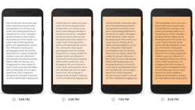 Google Play Books añade modo luz de noche