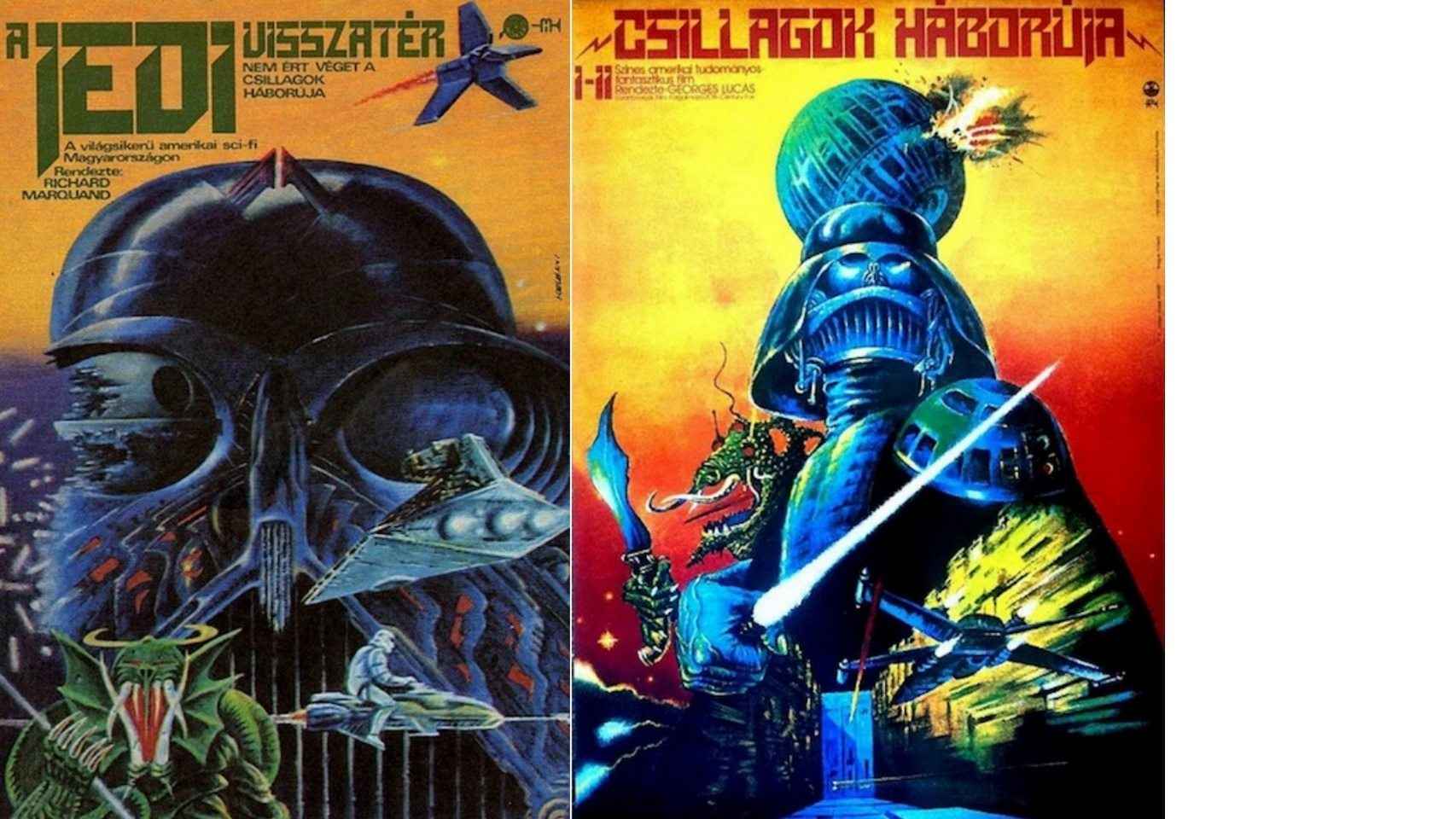 Hungria. El retorno del Jedi (1984) y La guerra de las galaxias (1979).